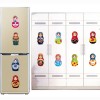 15 Pieces Russian Dolls Refrigerator / Ambry / window / wall stickers